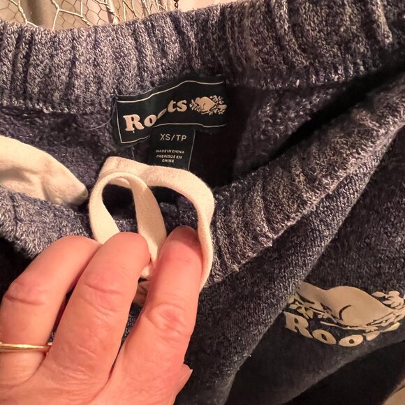 ROOTS Heathered Blue Sweatpants - Picture 3 of 4